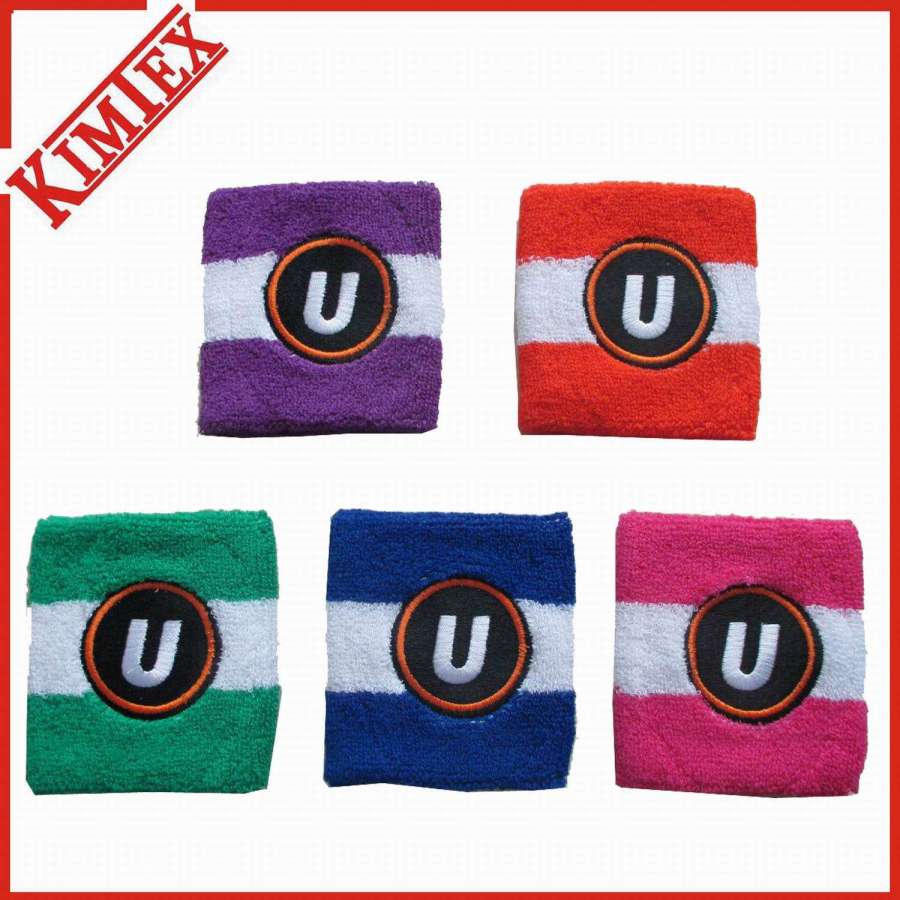 Cotton Terry Promotion Headband Sweatband with Embroidery Logo